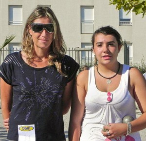 Valérie Rouquayro, la maman,l et sa fille Aurélie Bories, quart-de-fianlistes à Mende.