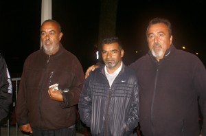 Louis et Antoine Vis avec William Brun, finalistes.