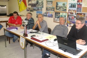 Dernière assemblée générale pour le président Gilbert Fernandez, ici au centre.