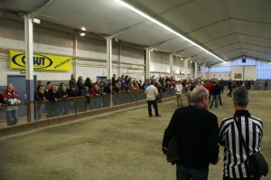 Beaucoup de monde pour suivre des parties décisives souvent serrées.