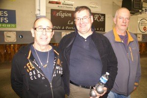 Les Aveyronnais Manu Llavès, Jean-Marie Pirès et Gilles Guillaumenc se sont imposés dans le concours B.