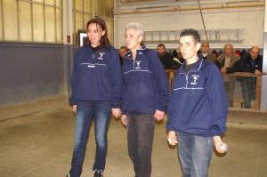 Nelly Marcihac - Marielle Julien - Nelly Carceles : les Sébazacoises déjà en pôle position au départ de cette saison 2015.