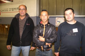 La triplette Corceiro - Yang - Dutron fut la 16 et dernière équipe à se qualifier, chronomogiquement parlant. Im était un peu plus de 20 h 30.