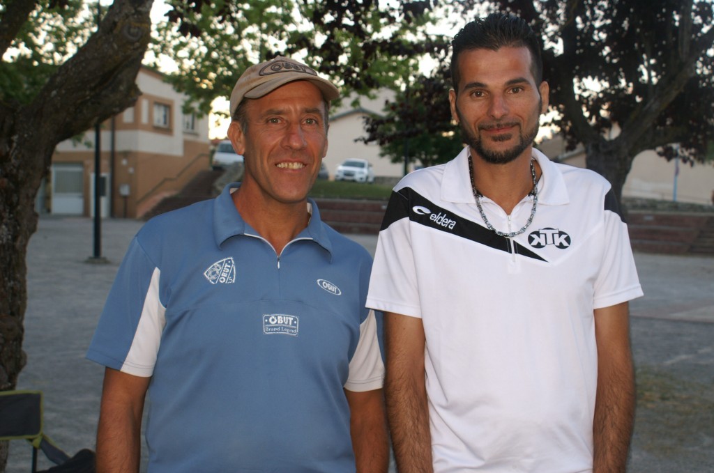 Jacques Ribet (à gauche) devrait rejoindre Nourédine Touili à la Pétanque Flavinoise. 