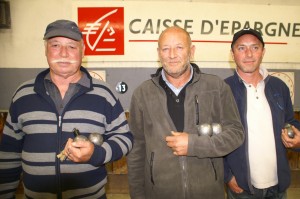 Robert, "Bleu-Bleu' et Tony Mathieu, 3 générations mais une seule et même volonté de gagner.