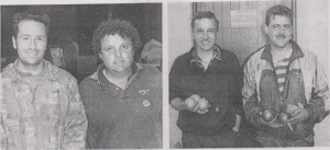 Nous apparaissons plus fatigués que nos adversaires Hervé Grès et Marc Vergnol mais nous finissons quand m^me par remporter cette 5e étape à Livinhac. 