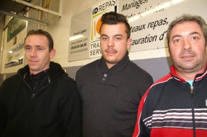 Benoît Molinari, Melvyn Albinet et Didier Fabre ont obtenu leur qualification via le concours B.