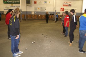 Sept parties en temps limité sont au programme de cette journée de promotion du sport pétanque au féminin.