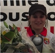 Ce ne sont pas des fleurs mais bel et bien un billet qualificatif pour Muret qu'Elodoe Terrisse viendra chercher ce samedi à Cransac.