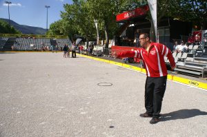 En cette fin d'après-midi, le Tarnais Ludovic Massotier était toujours en course.