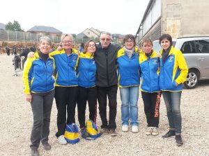 Le président Roger Campredon pourra venir encourager ses joueuses dimanche prochain au boulodrome Saint-Eloi de Rodez.