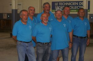 Tout juste une semaine avant leur sacre de ce 6 octobre à Capdenac, les Aubinois posaient déjà pour la phoyo souvenir. Sans un doute !