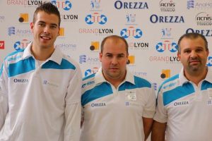 Dylan Rocher, Robineai et Lacroix refont équipe ensemble cetyte année sous les couleurs de l'ABC Draguignan.
