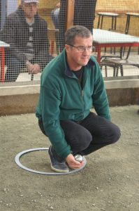 Patrick Barriac a changé son regard vis à vis de la pétanque mais reste toujours appliqué. 