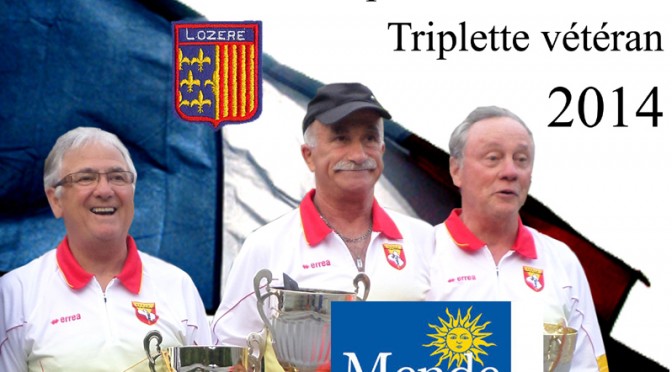 Championnat de France Triplettes Vétérans ce week-end à Mende (48)