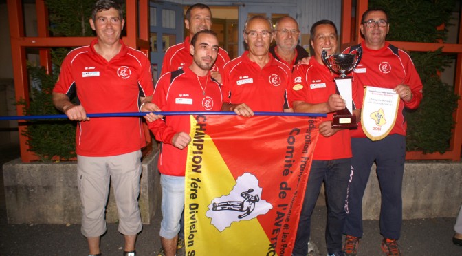 Villeneuve champion d’Aveyron des clubs – Division 1