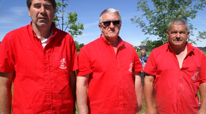 Les Nuçois Perez, Falippou et Mendes Champions de l’Aveyron en triplettes Promotion à Flavin